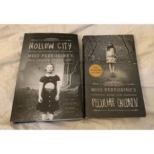 Miss Peregrine's Series by Ransom Riggs Young Adult Fiction Lot Books 1-2 HC SC